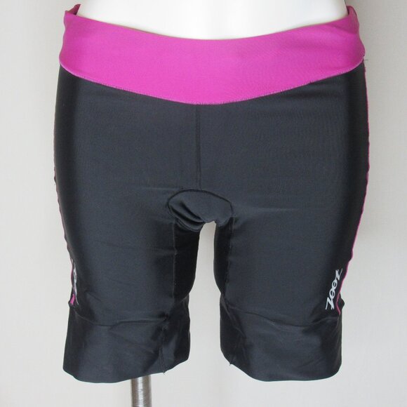 Zoot Black Pink Cycling Triathlon Shorts Women's XL XLarge - Picture 1 of 9